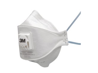 Støvmaske 3M 9322 m/ventil FFP2 (10)