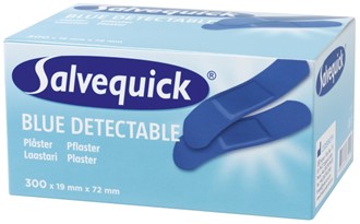 Plaster SALVEQUICK Blue Detect 72x19mm 6735 (35)