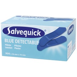 Plaster SALVEQUICK Blue Detect 72x19mm
