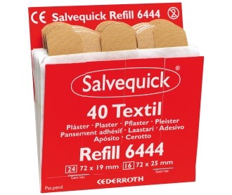 Plaster SALVEQUICK tekstil refill (40) 6444