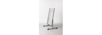 Gatebukk 50x70cm sølv