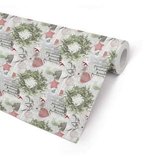 Julepapir Candlelight 57cm