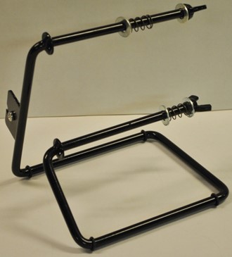 Spoleholder dobbel for gavebånd Sort