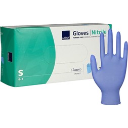 Hanske NITRIL S Blå Abena (150)