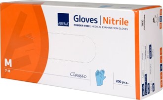 Hanske NITRIL M blå Abena (200) 1999902088