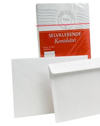 Konvolutt Emo C5 80g pose SKD (50) 10227