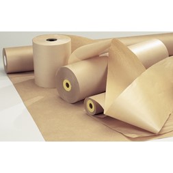 Papir ubleket kraft 60g 40cm 5kg/rull (4rl)