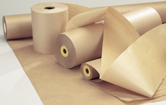 Papir ubleket kraft 60g 40cm 5kg/rull (4rl)