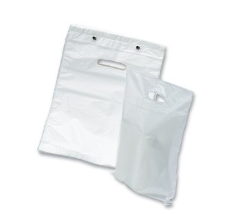 Plastpose LD 25x38cm 25my Hvit (1000) 07060 Blokket