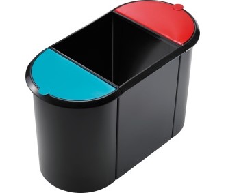 Papirkurv HELIT trio for kildesortering