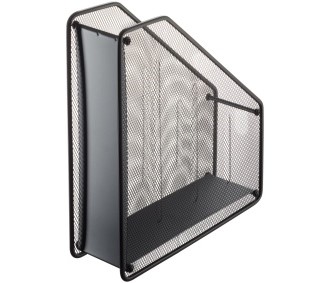 Tidsskriftkassett HELIT mesh metall sort