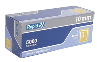 Heftestift RAPID 13/10 (5000) galvanisert