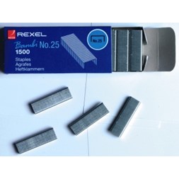 Heftestift REXEL nr25 Bambi