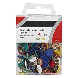 Tegnestift assorterte farger (100)