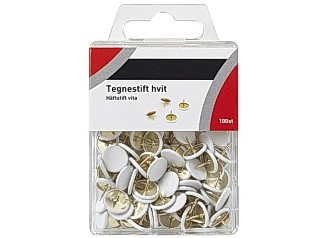 Tegnestift hvit (100)