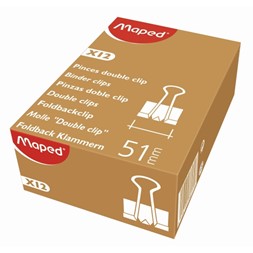 Brevklype MAPED foldback 51mm (12)
