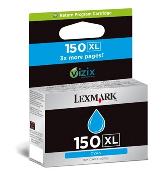 Blekk LEXMARK 14N1615E 150XL blå