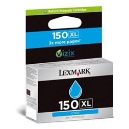 Blekk LEXMARK 14N1615E 150XL blå
