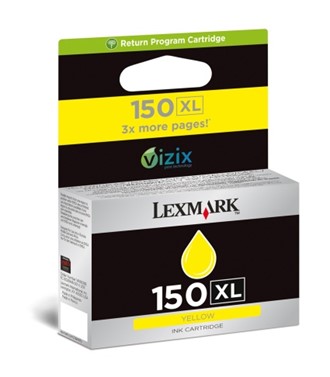 Blekk LEXMARK 14N1618E 150XL gul