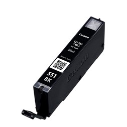 Blekk Canon CLI-551 BK sort