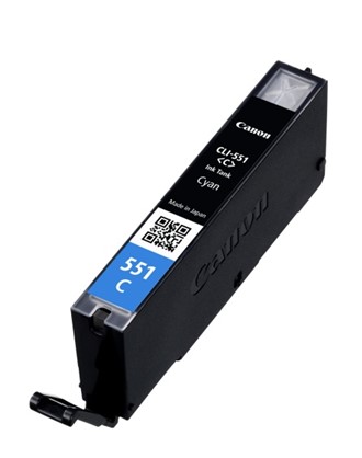 Blekk Canon CLI-551 C blå
