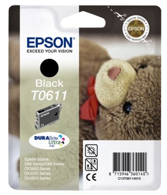 Blekk EPSON C13T06114010 sort