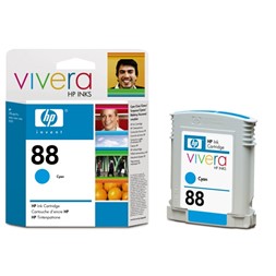 Blekk HP C9386AE serie 88 blå