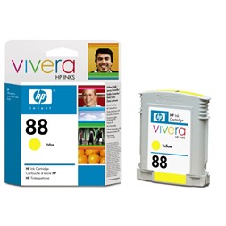 Blekk HP C9388AE serie 88 gul