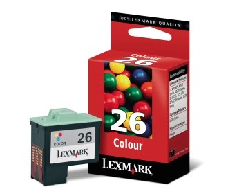 Blekk LEXMARK 10N0026E serie 26 farge