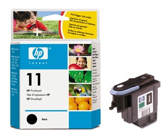 Skrivehode HP C4810A serie 11 sort