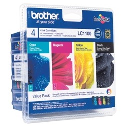 Blekk BROTHER LC1100 Value sort+CMY (4)