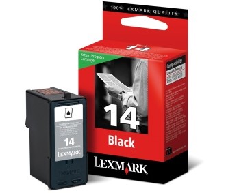 Blekk LEXMARK 018C2090E serie 14 sort