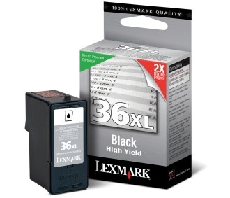 Blekk LEXMARK 018C2170E serie 36 XL sort