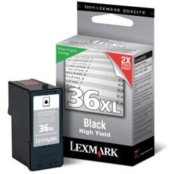 Blekk LEXMARK 018C2170E serie 36 XL sort