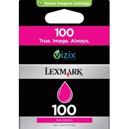 Blekk LEXMARK 014N0901B serie 100 rød