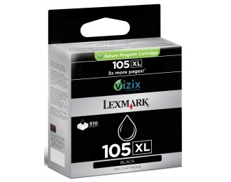 Blekk LEXMARK 014N0822E serie 105XL sort