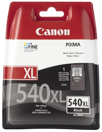 Blekk CANON PG-540XL sort