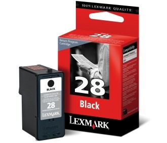 Blekk LEXMARK 18C1428E serie 28 sort
