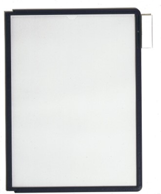 Lomme SHERPA® A4 matt refleksfri PP sort (5)