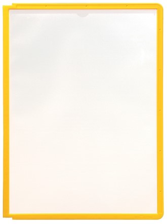 Lomme SHERPA® A4 matt refleksfri PP gul