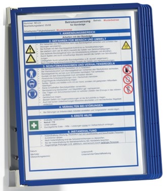 Veggstativ VARIO® A4 med 5 lommer