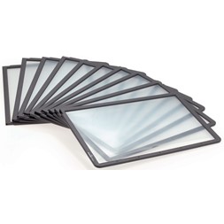 Lomme SHERPA® A5 matt refleksfri PP sort