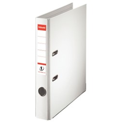 Smalordner ESSELTE A4 No1 50mm sk. hvit
