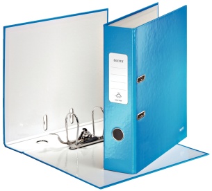 Brevordner LEITZ Wow 80mm blå