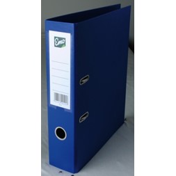Brevordner EMO A4 80mm skinne blå