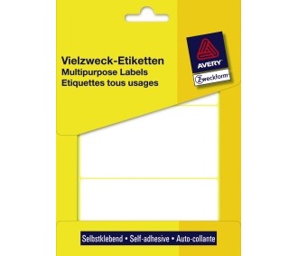 Etikett AVERY manuell 98x51mm (84)
