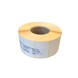 Etikett termo 40x27mm ø40mm (1475)