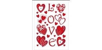 Etikett HERMA Magic Love m/sten (1)