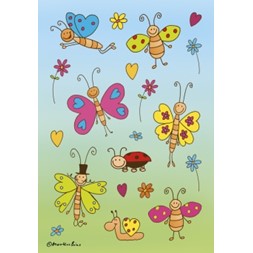 Etikett HERMA dekor sommerfugler (3)