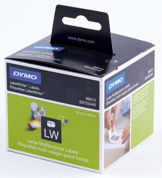 Etikett DYMO 54x70mm Multipurpose (320) 99015